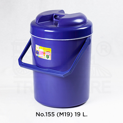 OEM manufacturer and wholesaler for 19L plastic cylindrical cooler with handle lid in Thailand